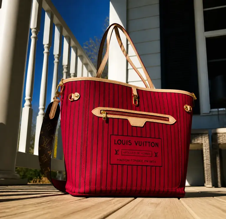 Neverfull Bandouliere Inside Out MM M12096 photo review