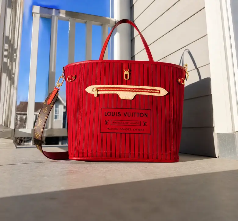 Neverfull Bandouliere Inside Out MM M12708 photo review