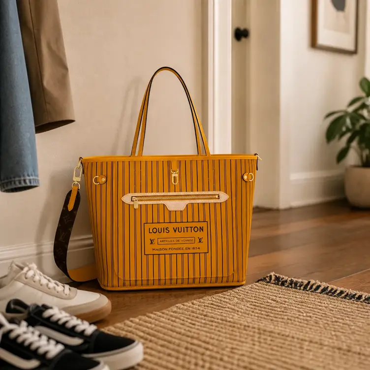 Neverfull Bandouliere Inside Out MM M12779 photo review