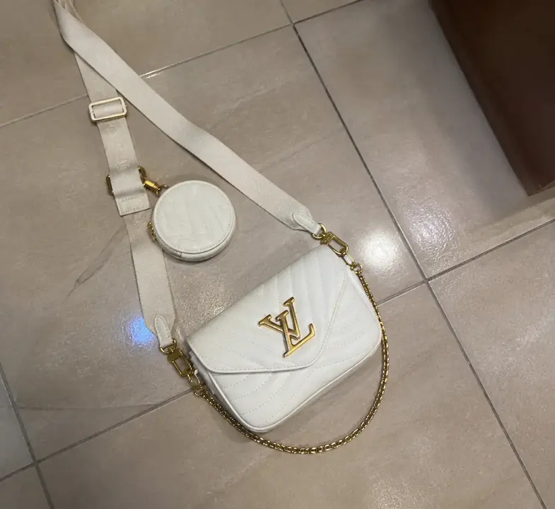New Wave Multi-Pochette Crossbody Handbag-Snow White M56466 photo review