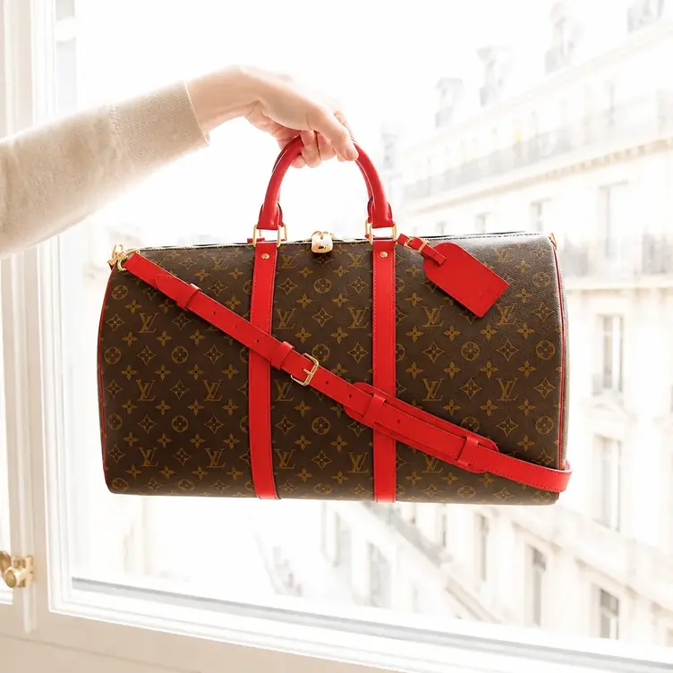 Summer Edition Classic Monogram Canva Keepall Bandouliere 50 M44740 photo review