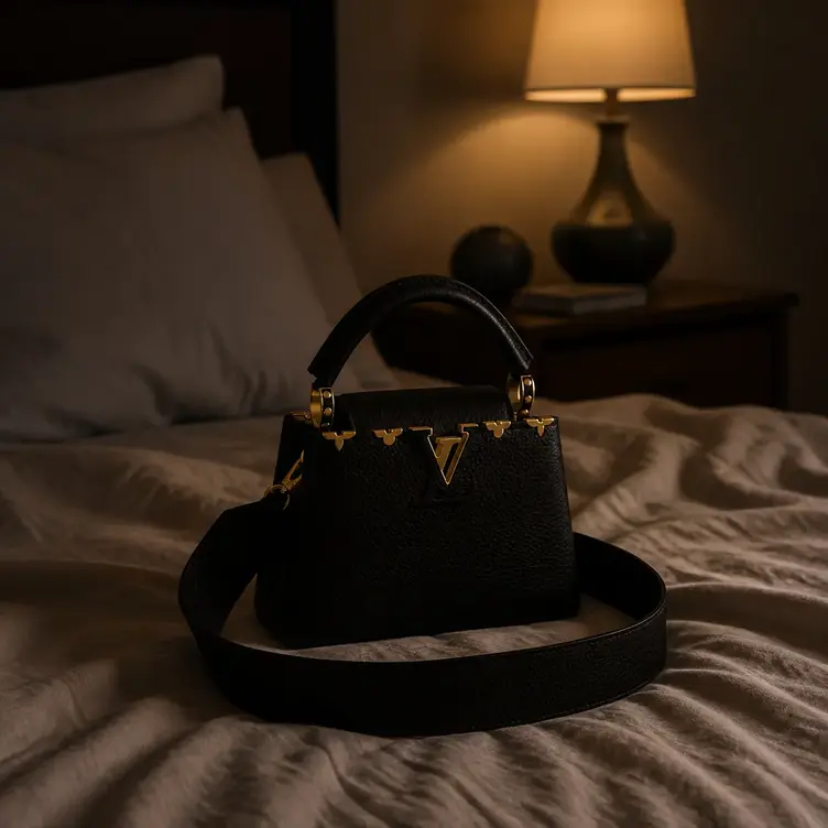 Taurillon Capucines Mini-Black M56669 photo review
