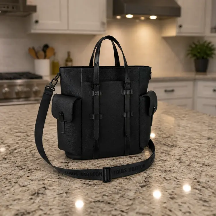 Taurillon Leather Classic Christopher Backpack-Black M58479 photo review