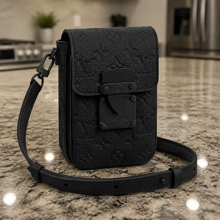 Taurillon Monogram S-Lock Vertical Wearable Wallet M81524 photo review