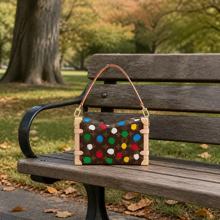 x Yayoi Kusama LV X YK SIDE TRUNK M46396 photo review