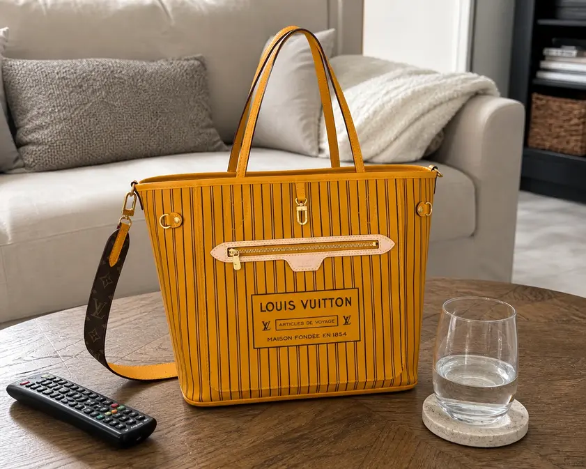 Neverfull Bandouliere Inside Out MM M12779 photo review