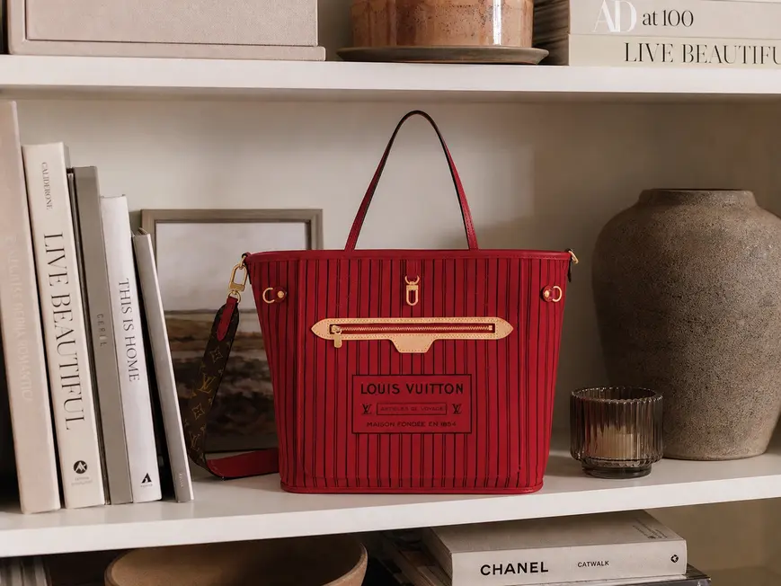 Neverfull Bandouliere Inside Out MM M12708 photo review