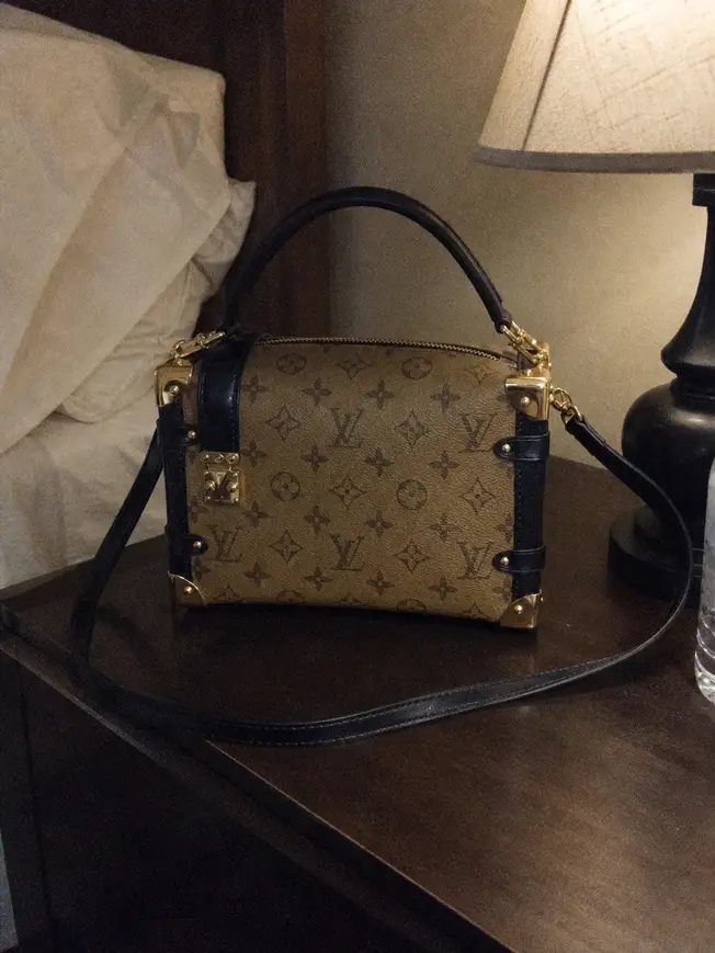 Monogram Canvas Side Trunk PM Handbag M46358-2 photo review