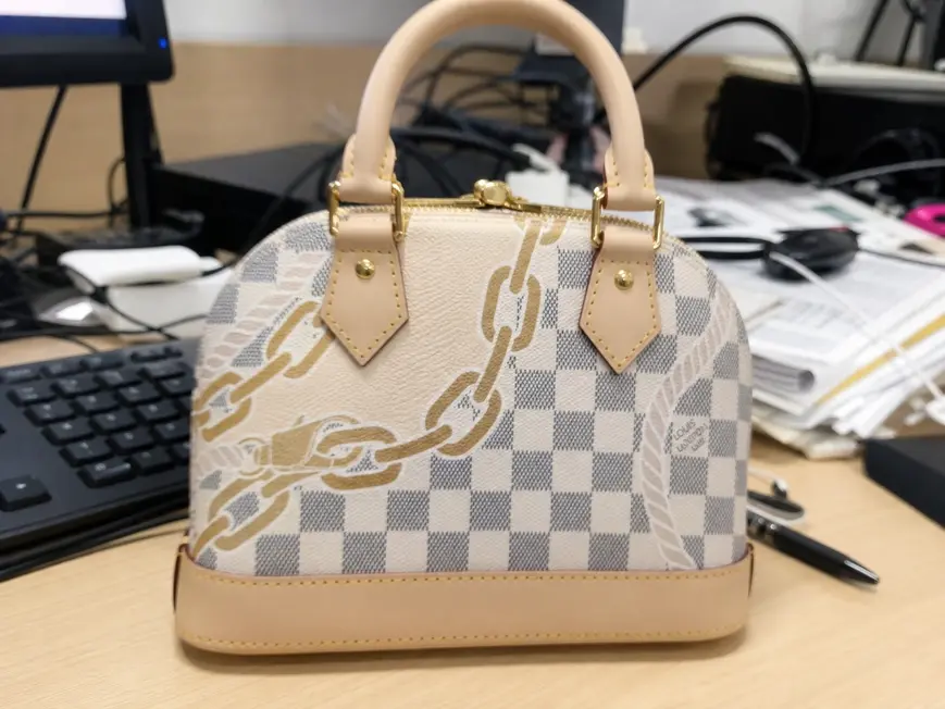 Damier Azur Alma BB Handbag N40472 photo review