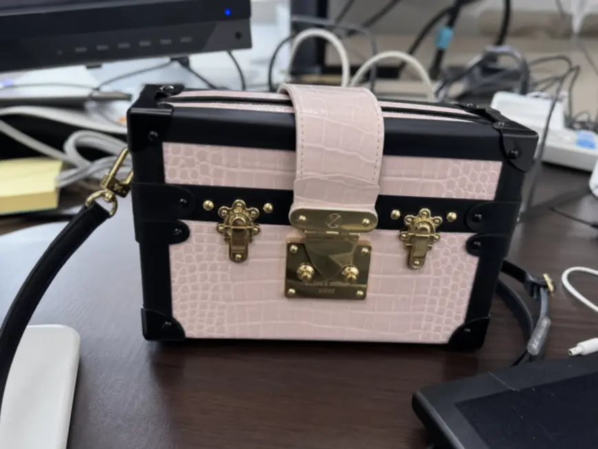 Crocodilian Leather Petite Malle N96643 photo review