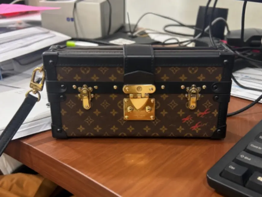 Monogram Petite Malle East West M46120 photo review