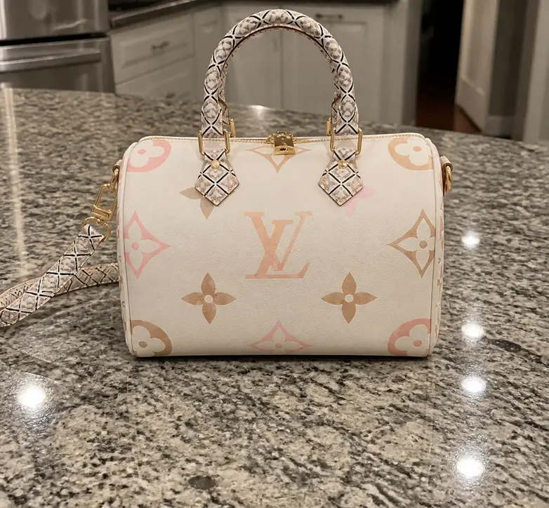 Giant Monogram Speedy Bandouliere 25 M22987 photo review