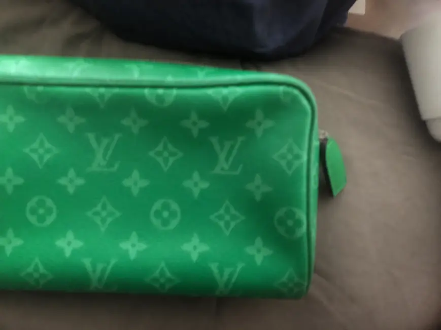Monogram Canvas Taigarama Dopp Kit Green M31013-Green photo review