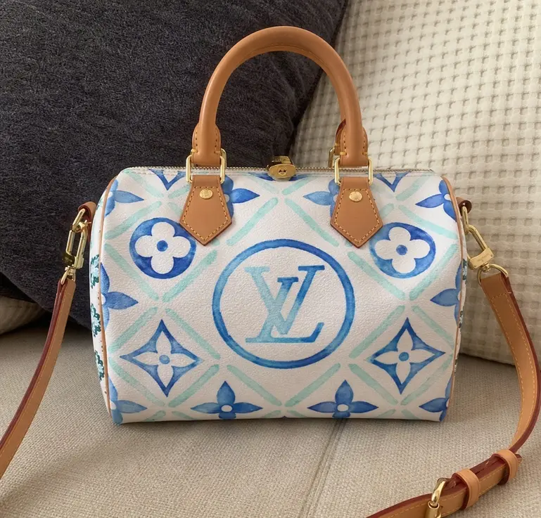 Monogram Tiles Speedy Bandouliere 25 Handbag M11264 photo review