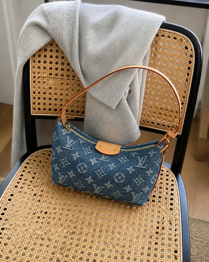 Monogram Denim Hills Pochette Handbag M82949 photo review