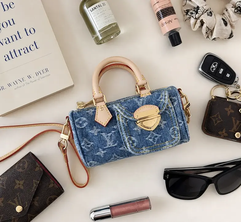 Monogram Denim Nano Speedy Handbag M82950 photo review