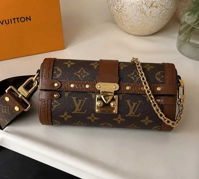 Monogram Canvas Papillon Trunk Handbag M57835 photo review