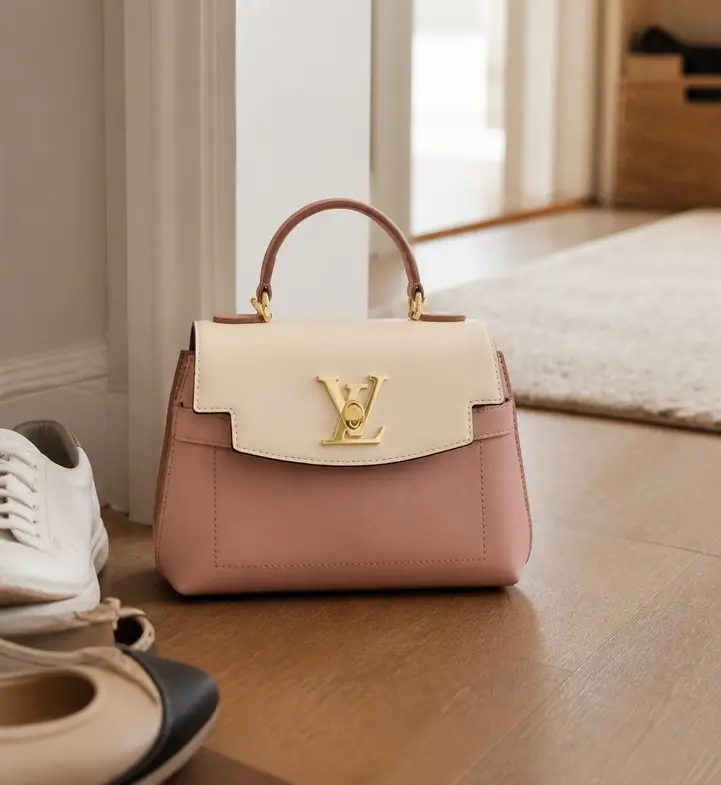 Leather Lockme Ever Mini Handbag M23422 photo review