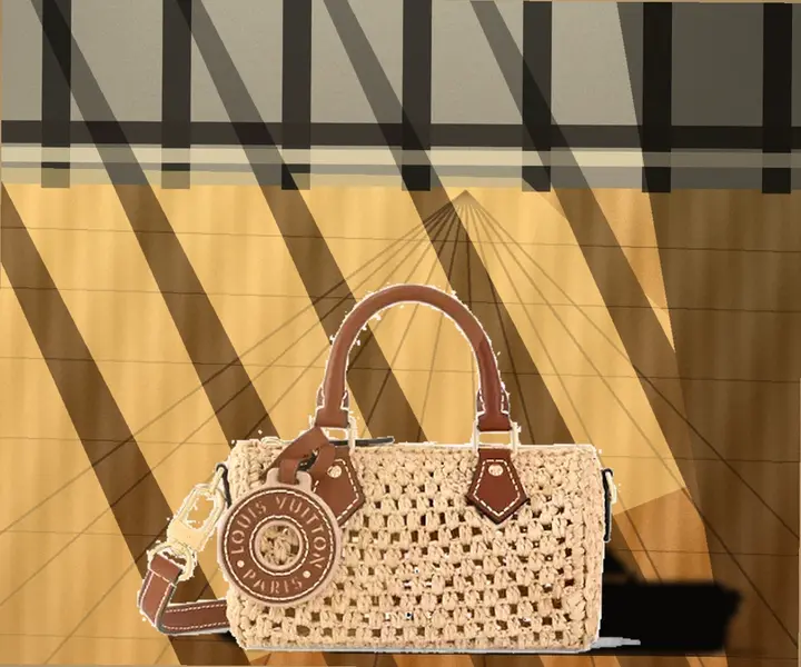 Natural Raffia Nano Speedy bag M83525 photo review