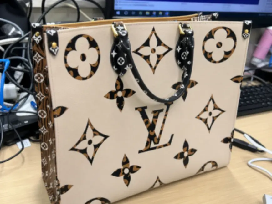 2019 Monogram Motif Onthego Tote Bag-Ivoire M44675 photo review