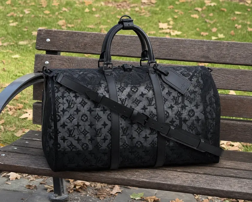 2019 Monogram-embossed Keepall Bandouliere 50 M53971 photo review