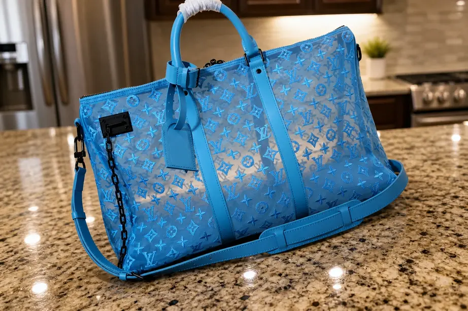 2019 Virgil Abloh Keepall Bandouliere 50 M53972 photo review