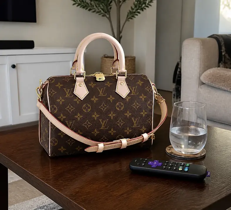 2019 Monogram Canvas Speedy Bandouliere 25 M41113 photo review