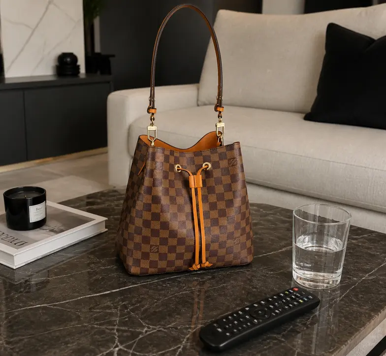 2020 Damier Ebene NeoNoe-Safran Yellow N40213 photo review