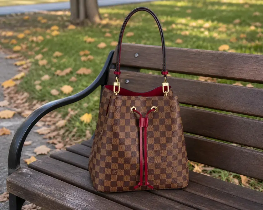 2020 Damier Ebene NeoNoe-Cherry Berry N40214 photo review