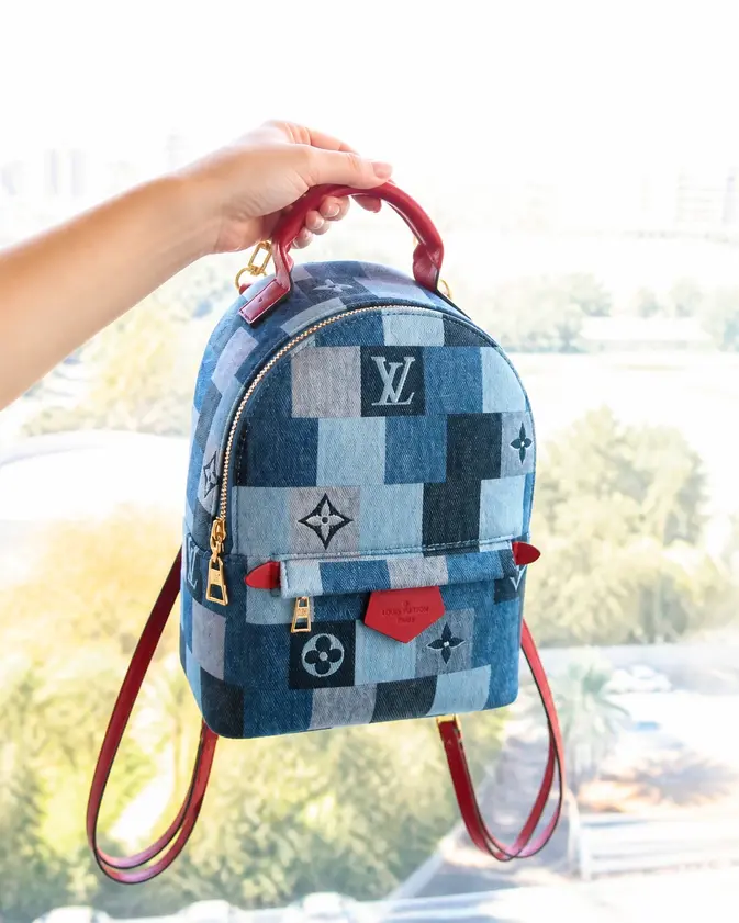 2020 Monogram Denim Palm Springs Mini Backpack M45043 photo review