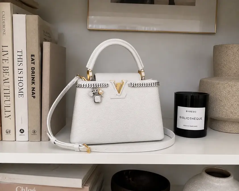 Taurillon Capucines BB-White M53245 photo review