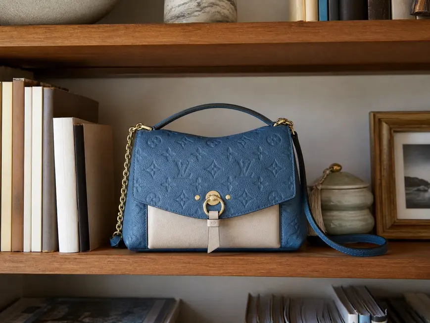 Monogram Empreinte Blanche BB-Jean Blue M44308 photo review