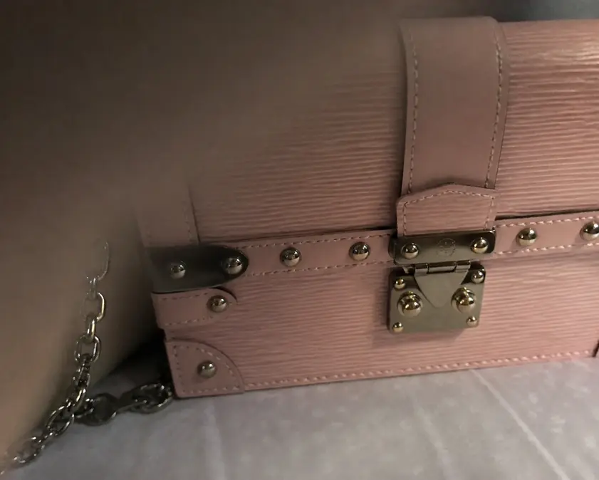 2020 Epi Cowhide Trunk Chain Wallet-Pink M67508 photo review