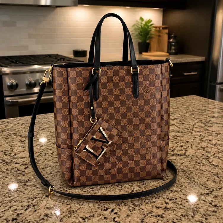 Damier Ebene Belmont MM-Black N60294 photo review