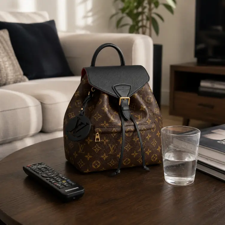 2020 Monogram Canvas Montsouris PM-Black M45515 photo review