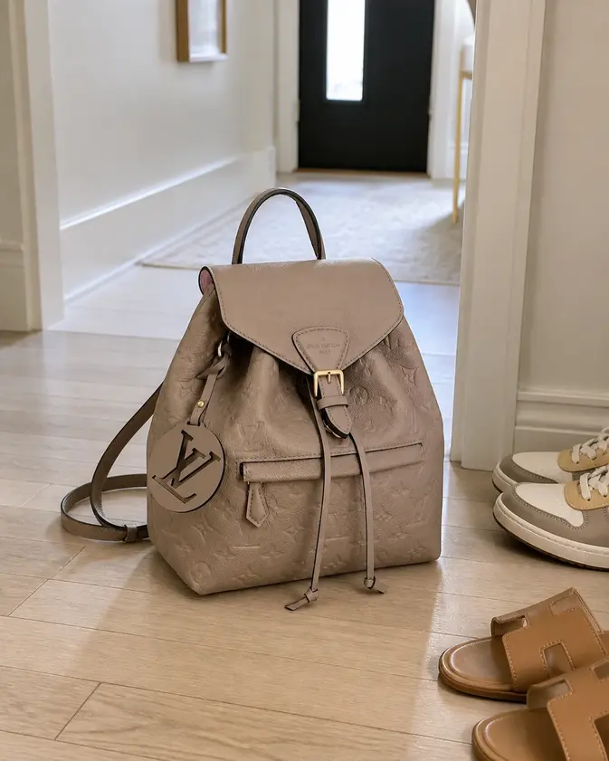 2020 Monogram Empreinte Montsouris Backpack-Tourterelle Gray M45410 photo review