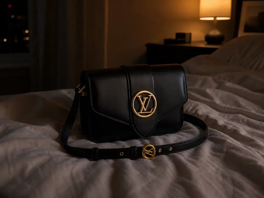 LV Circle LV Pont 9-Black M55948 photo review