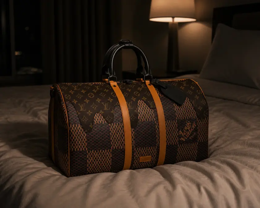 Nigo Virgil Abloh Keepall Bandouliere 50 N40360 photo review