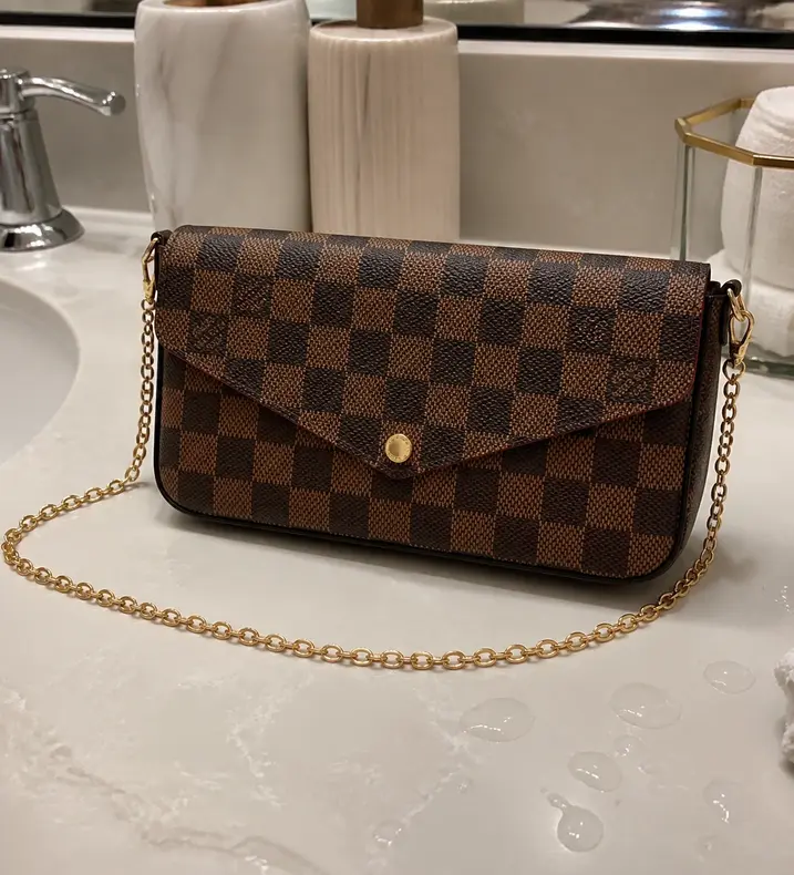 Damier Ebene Canvas Pochette Felicie N63032 photo review