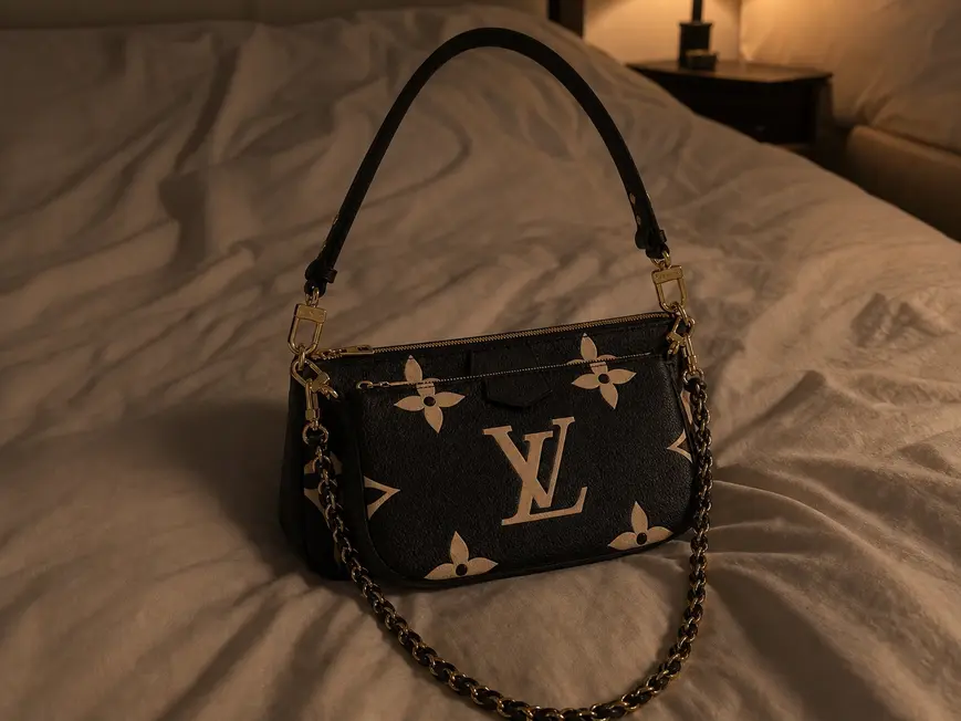 Monogram Empreinte Multi Pochette Accessoires-Black/Cream M45777 photo review