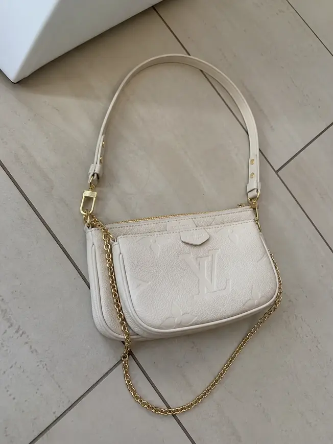 Monogram Empreinte Multi Pochette Accessoires-Cream M80447 photo review