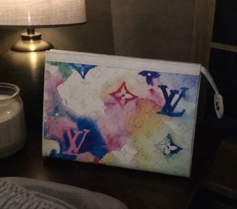 Monogram Watercolor Multico Pochette Voyage MM M80460 photo review