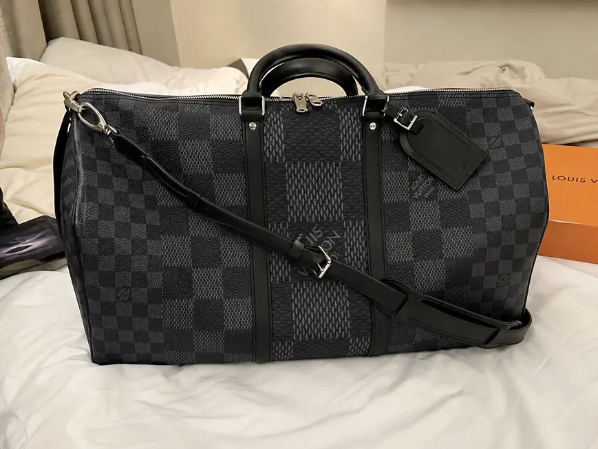 Damier Graphite 3D Keepall Bandouliere 50 N50016 photo review