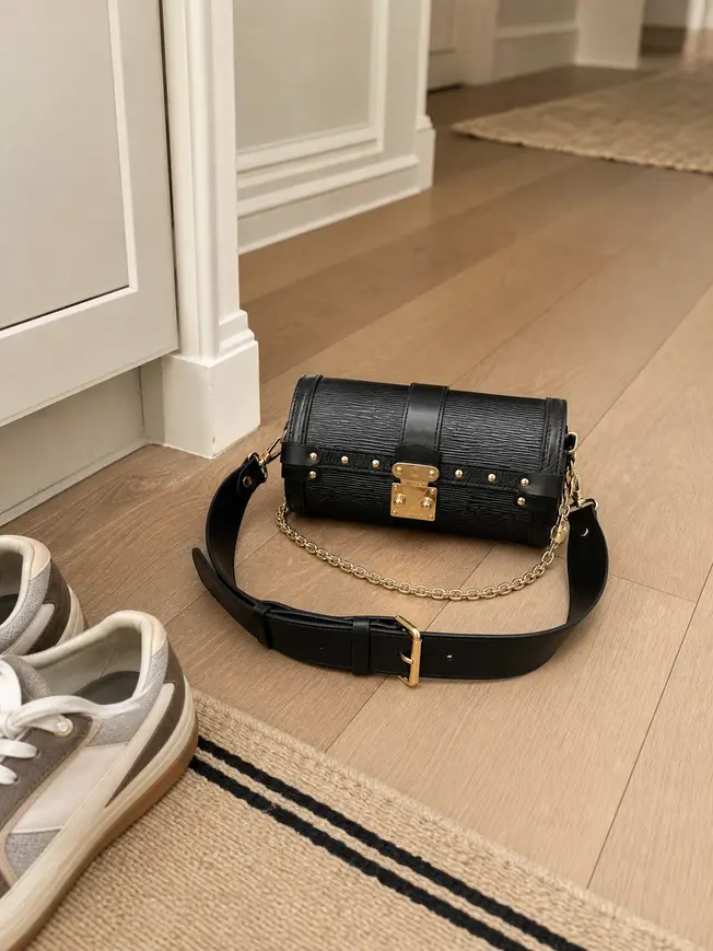 Epi Papillon Trunk Handbag-Black M58655 photo review