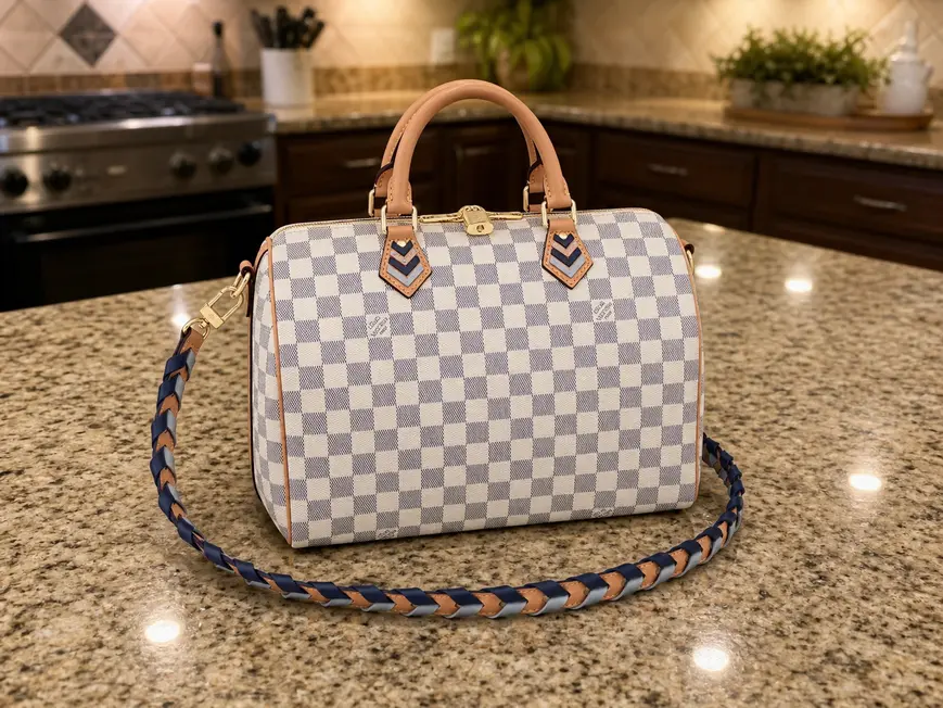 Damier Azur Speedy Bandouliere 30 N50054 photo review