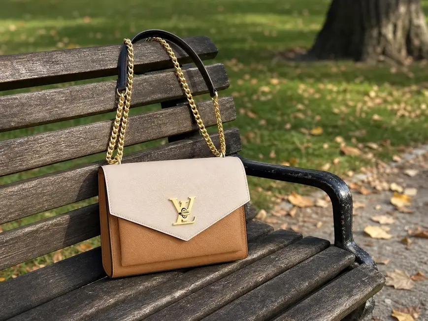 Mylockme Chain Bag-Brown M56641 photo review