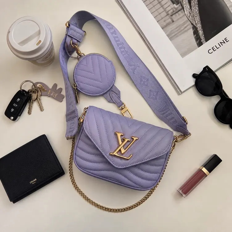 New Wave Multi-Pochette Crossbody Handbag-Purple M57864 photo review