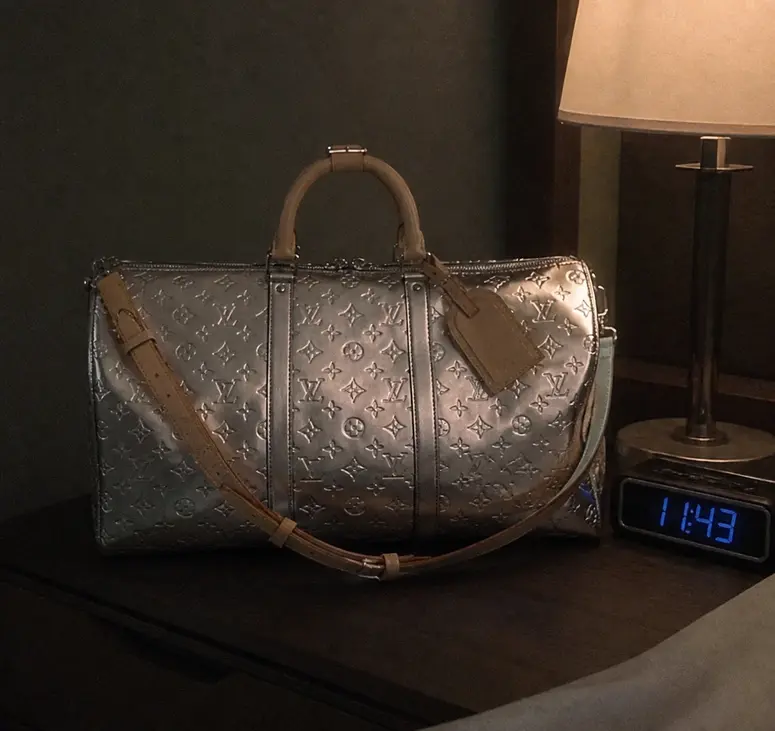 Monogram Mirror Keepall Bandouliere 50 M45886 photo review