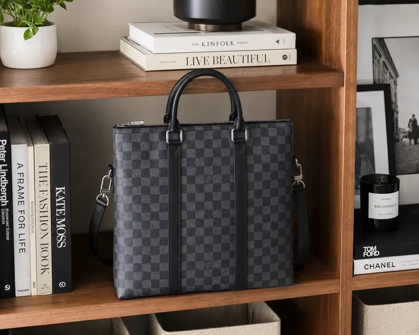 Damier Graphite Anton Tote N40000 photo review