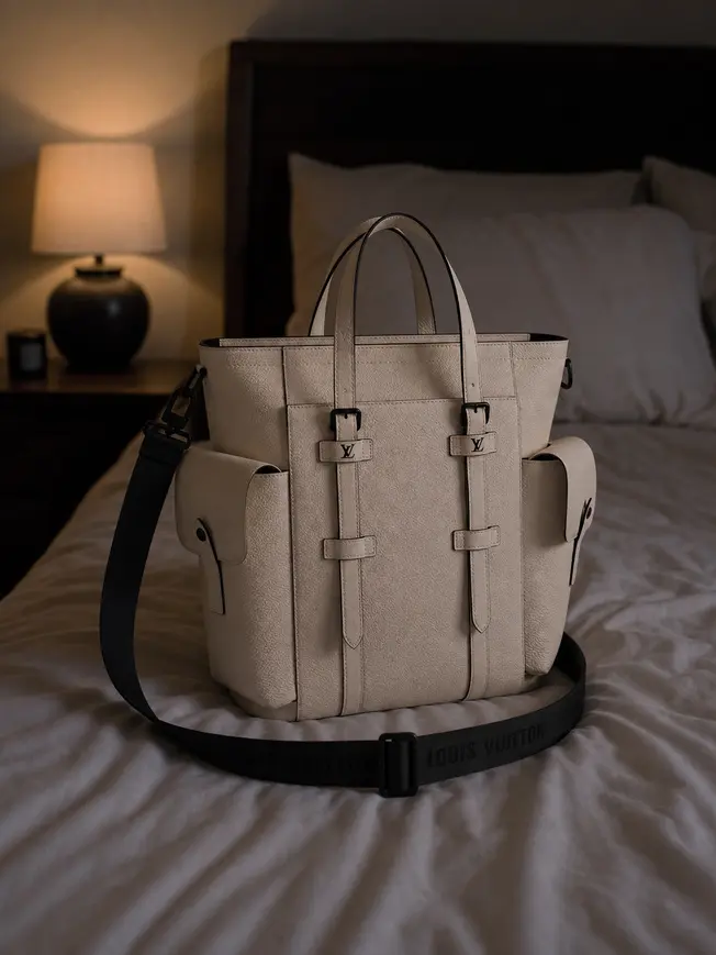 White Taurillon Christopher Backpack M58477 photo review